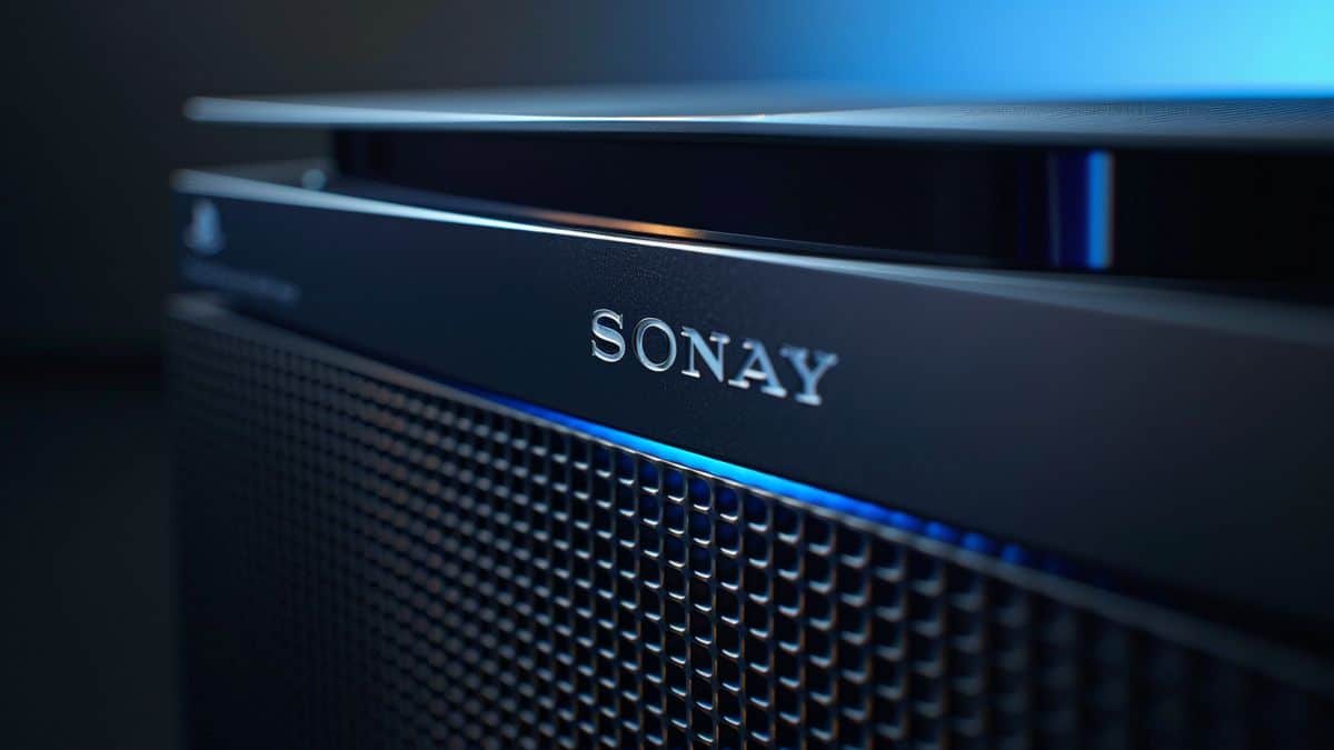 Closeup of the new Sony console showcasing the RDNA architecture.
