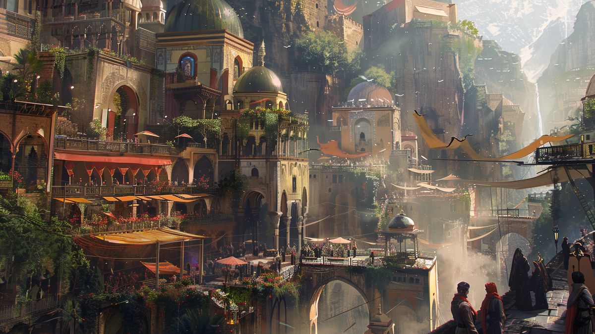 Concept art exhibition showcasing the diverse styles and genres of upcoming games.