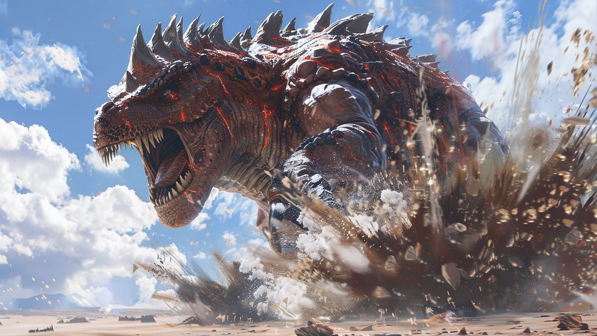 PrimoGroudon using Mud Shot and Earthquake to defeat Pierroteknik.