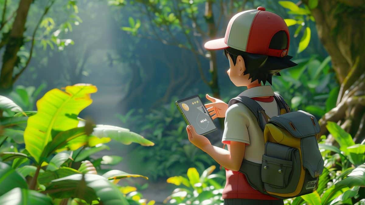 Trainers completing special research tasks to unlock exclusive rewards.
