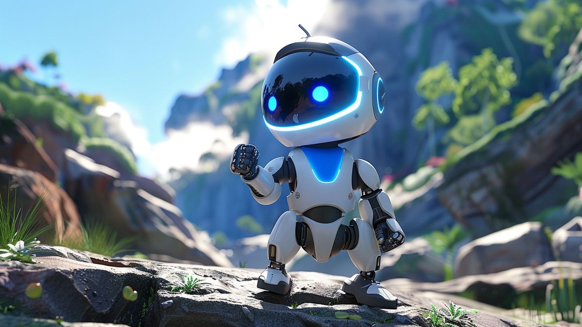 Meeting iconic PlayStation characters in Astro Bot's adventure, adding nostalgic dimension.
