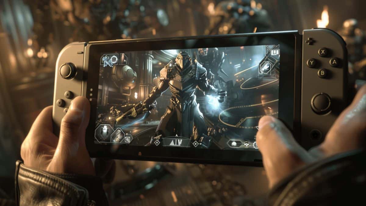 Detailed view of Nvidia's DLSS technology enhancing gaming experience on Switch