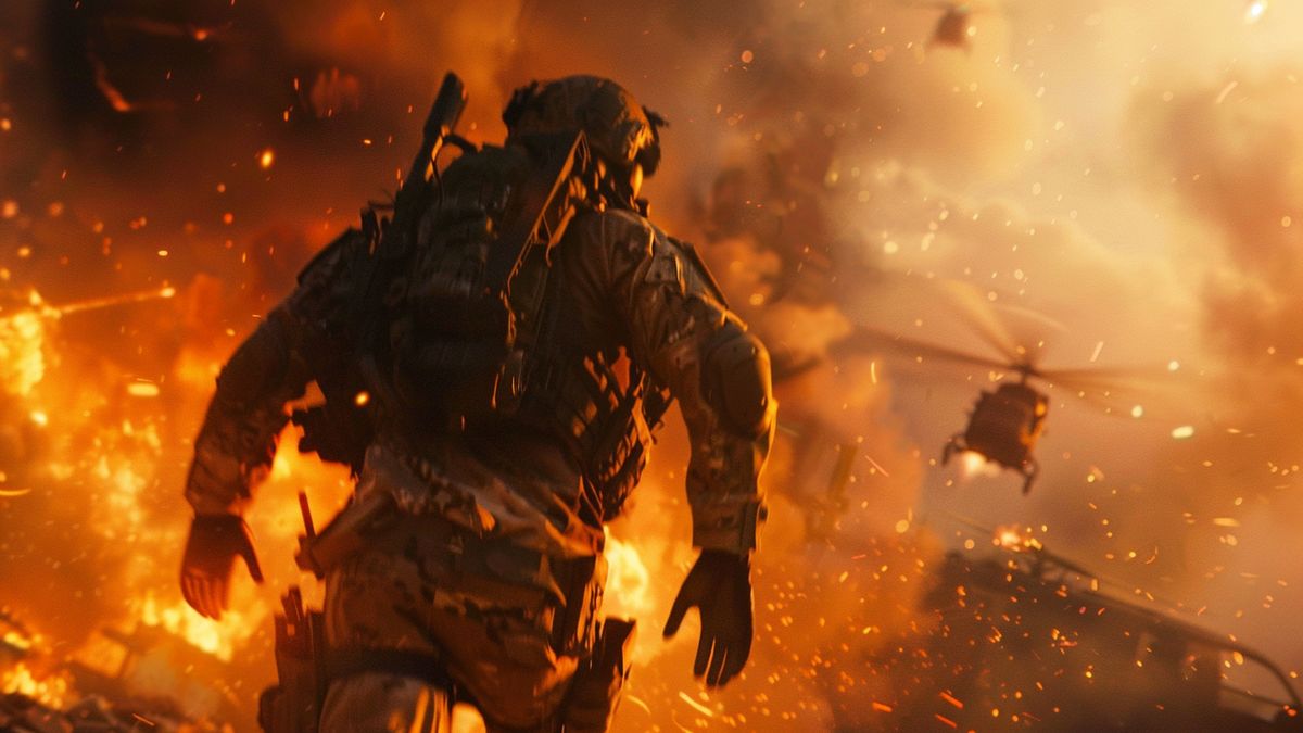 Call of Duty: Black Ops의 장대한 멀티플레이어 전투 장면
