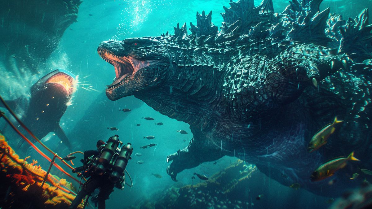 Énorme : Godzilla vient envahir les fonds marins dans Dave the Diver le 23 mai !