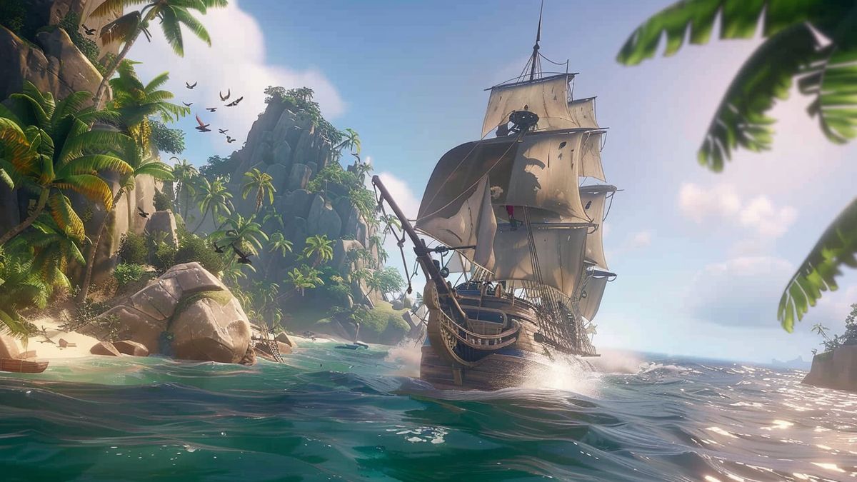 Thrilling pirate battles and exploration in Sea of Thieves on PlayStation