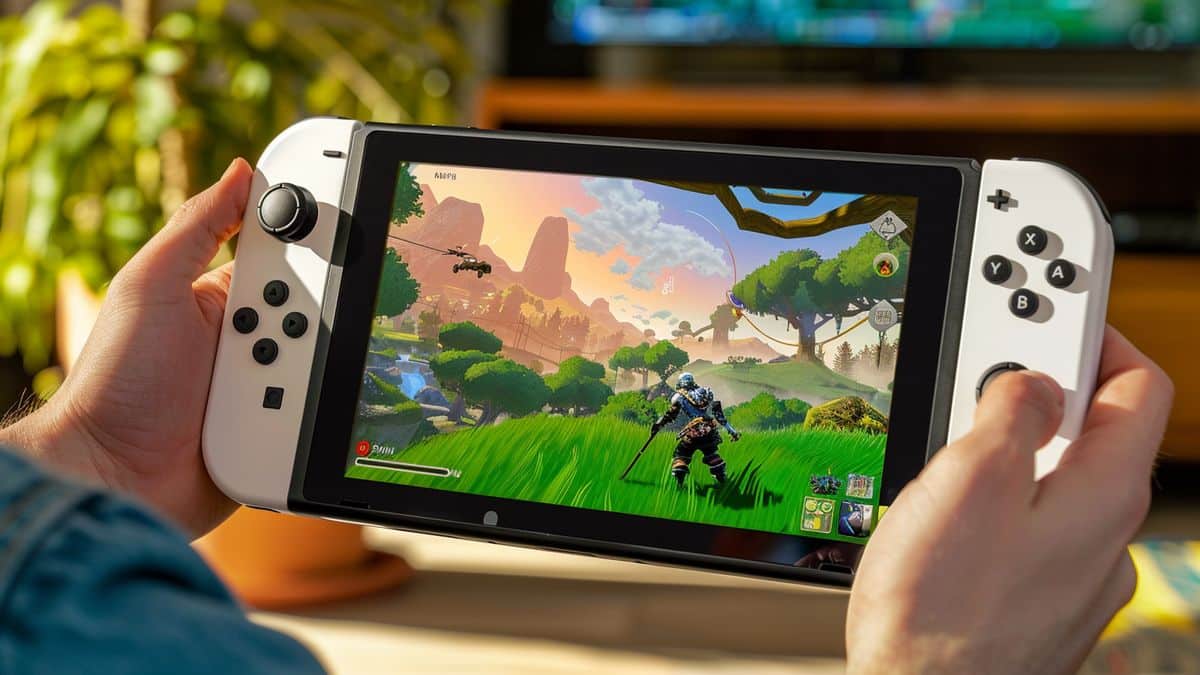 Nintendo Switch OLED에서 안정적인 LAN 연결을 보여주는 게임 설정.