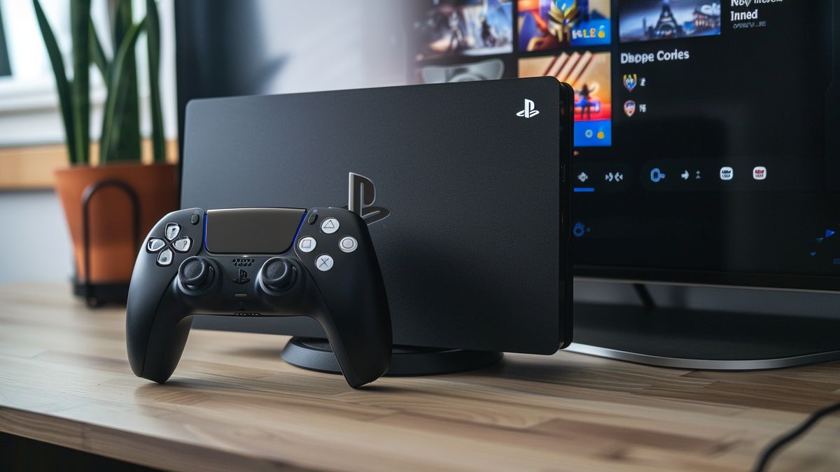Playstation console displaying new Discord integration update on screen.