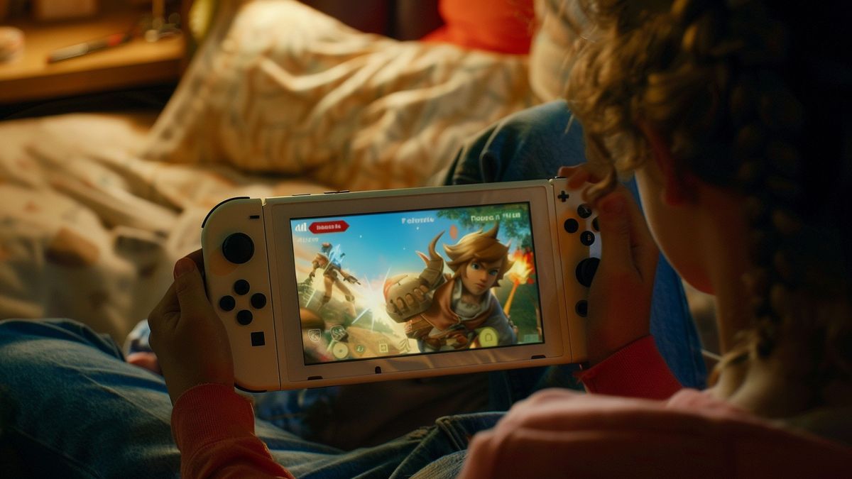 Nintendo eShop skjár sem sýnir leik sem hægt er að forpanta á völdum svæðum