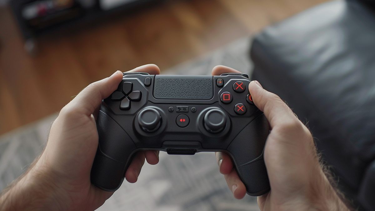 Hands holding Gulikit's technology to fix controllers from major brands