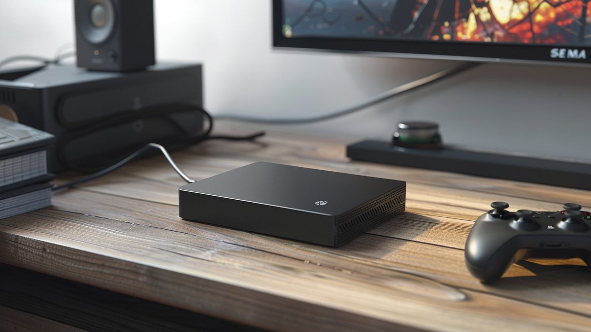 Enjoy seamless gaming experience with Seagate external hard drive.