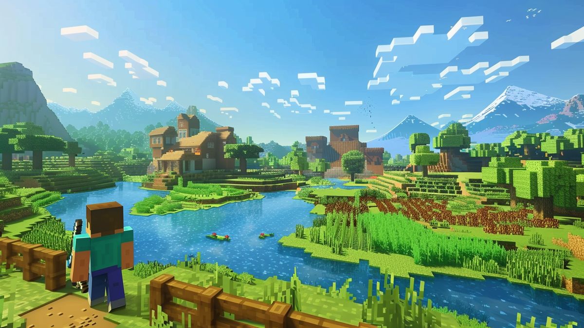 Highresolution screenshots of Minecraft on Xbox Series X|S console