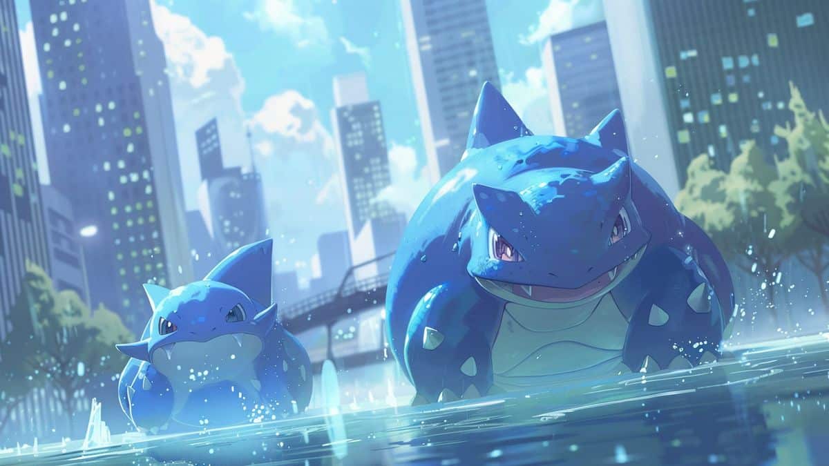 Increased spawns of Rock and Water type Pokémon in the city.