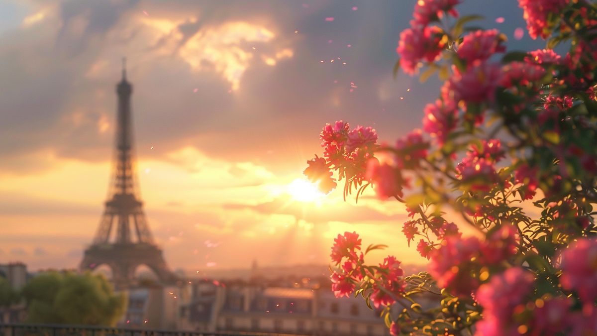 Makuhita shining brightly under the June sky in Paris.