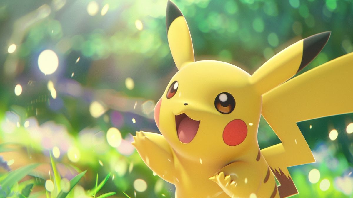 Vibrant and colorful gameplay footage of Pokémon: Let’s Go, Pikachu!