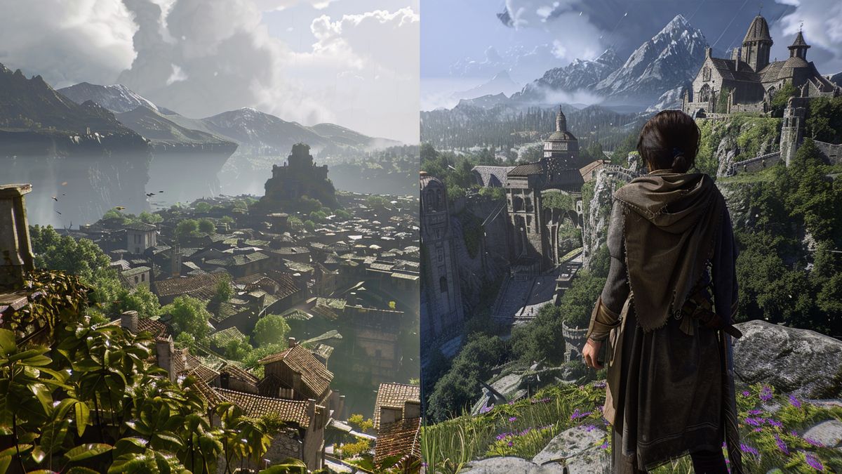 Visual comparison of game graphics before and after Microsoft acquisitions