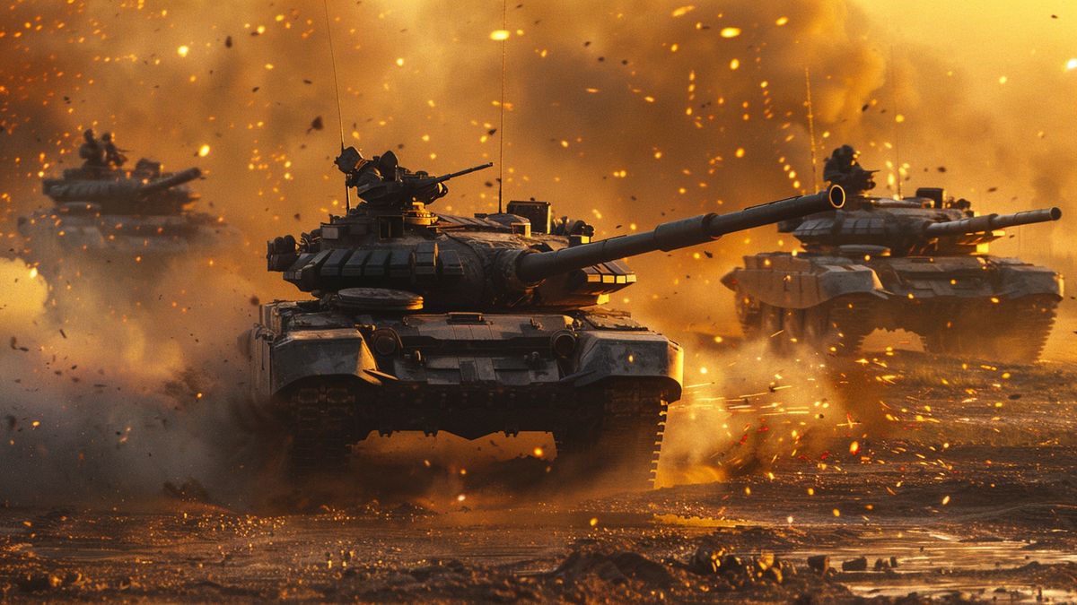 Tanks in action during PvP battles, demonstrating their endurance and strength