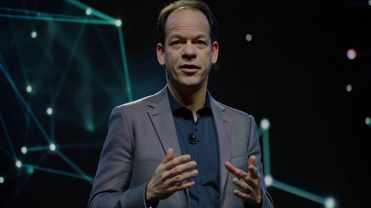 Phil Spencer, Microsoft Gaming CEO, giving a speech on marketing restructuring