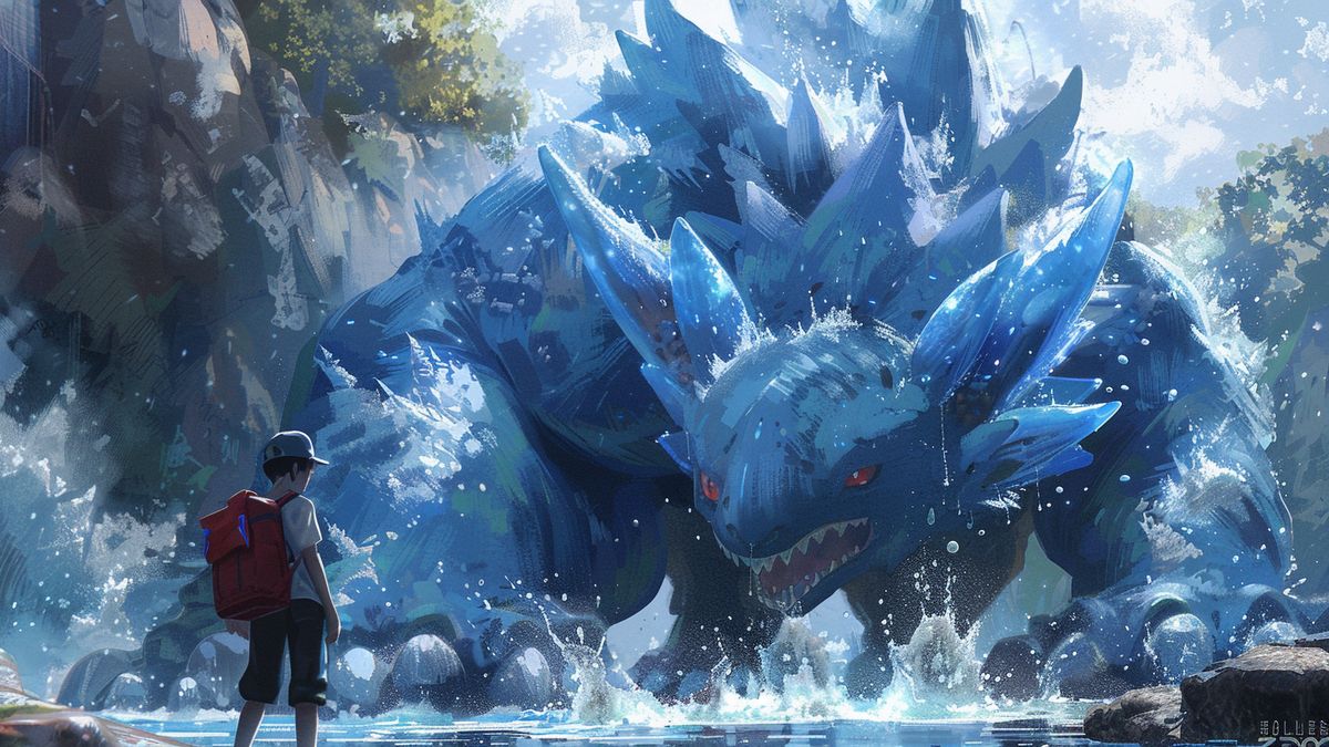 Þjálfari skiptir út Gigalith fyrir áhrifaríkari Pokémon af vatni