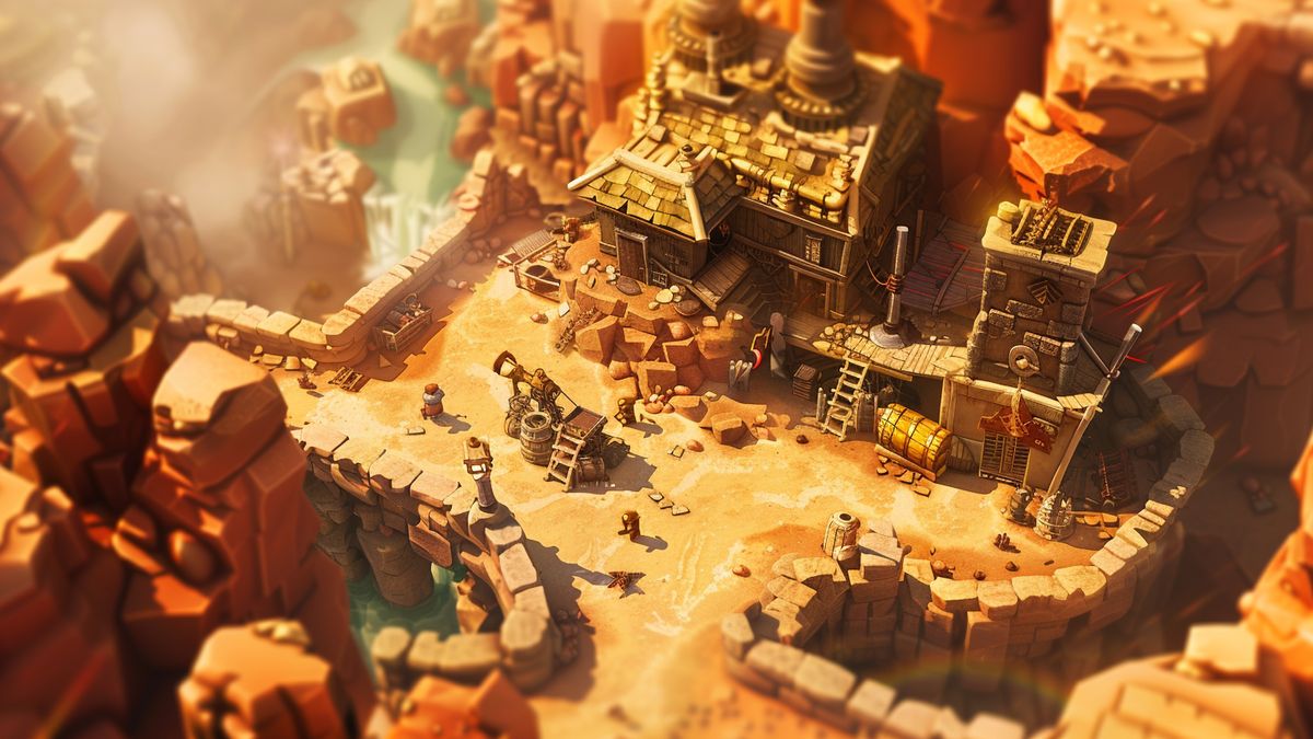 Gamer intensely playing SteamWorld Dig  focused on unlocking achievements