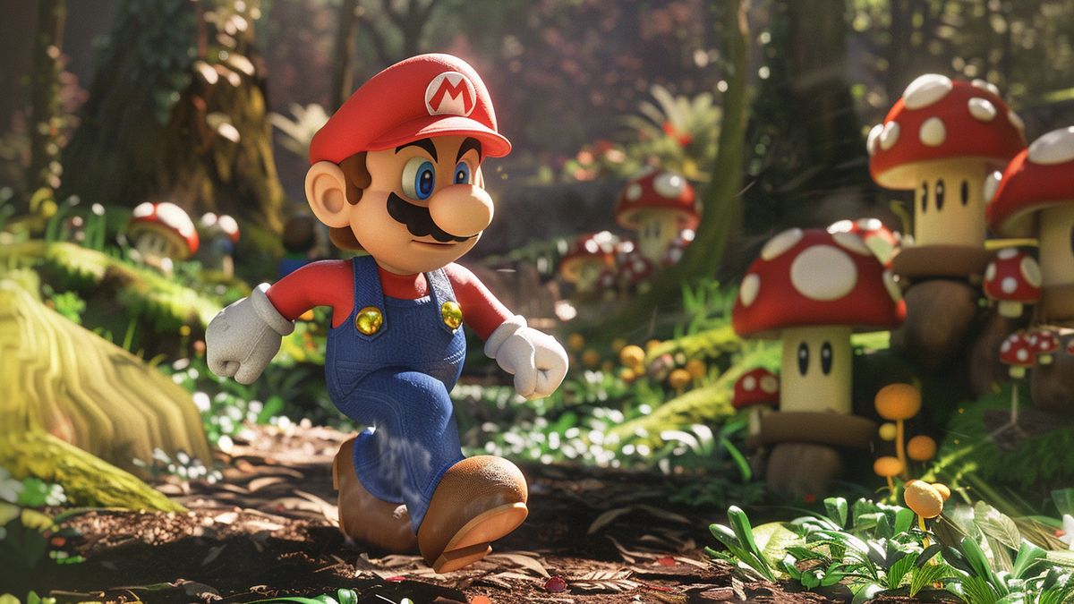 Powerful PSgraphics enhancing the timeless charm of Super Mario