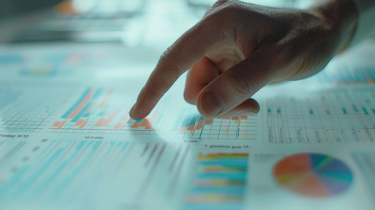 Closeup of ItsAXN's hand pointing at key points on a comparison chart.