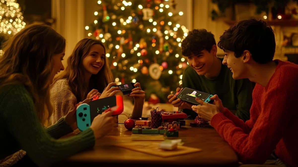 La Nintendo Switch vous rappelle que Noël approche à grands pas avec une publicité incitant à jouer en toute circonstance.