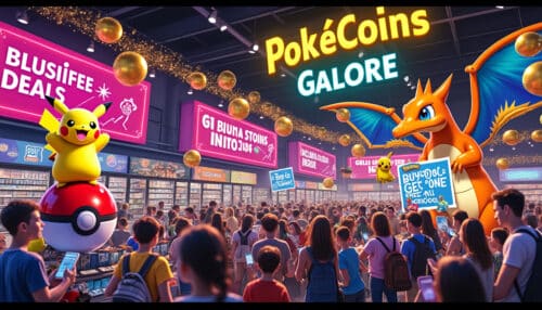 profitez des offres exceptionnelles de black friday sur les pokécoins dans pokémon go ! ne manquez pas cette occasion unique d'acquérir des pokécoins à prix réduit et de renforcer votre équipe dans le jeu. soyez prêt pour l'aventure et maximisez votre expérience de jeu dès maintenant !