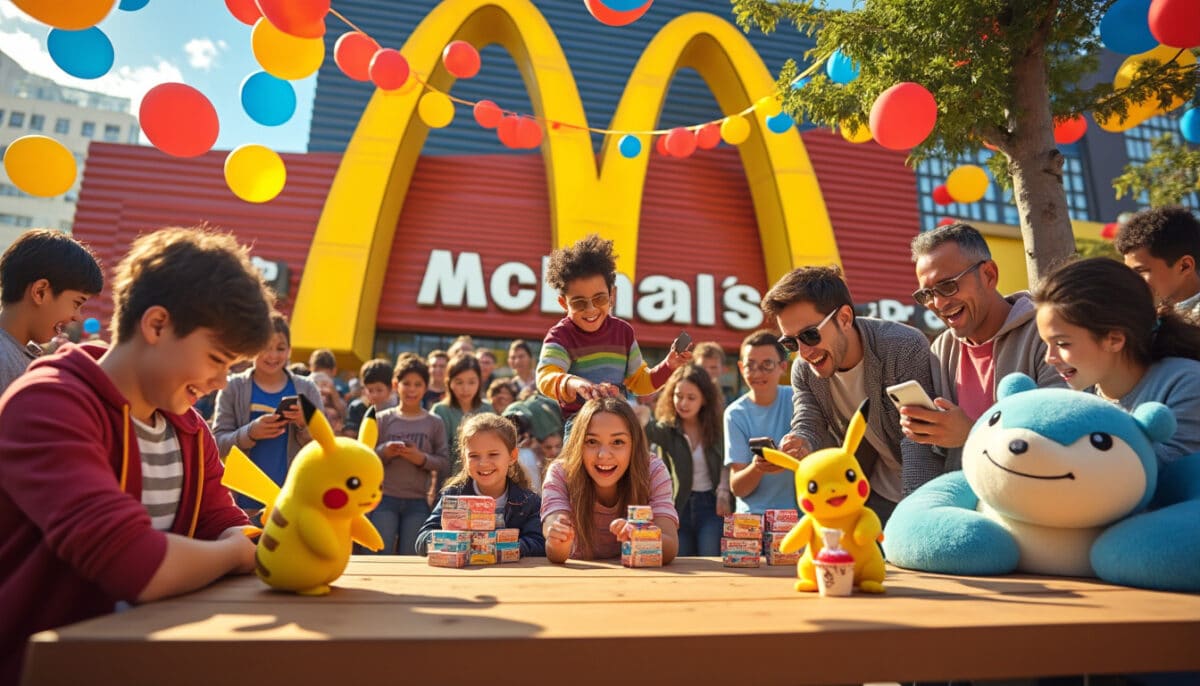 participez à un événement exclusif où mcdonald's s'associe à pokémon go pour une aventure unijambiste inoubliable ! rejoignez-nous pour des activités ludique, des récompenses et des surprises, tout en savourant vos plats préférés. ne manquez pas cette expérience unique qui allie gastronomie et gaming !