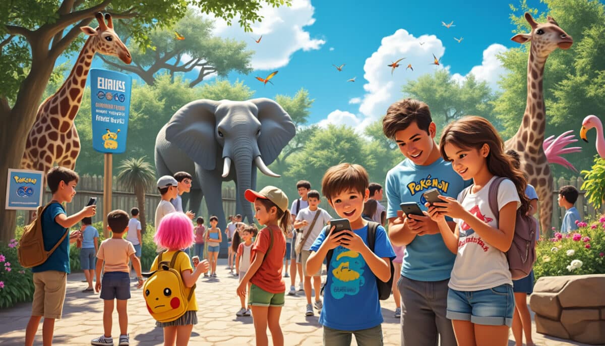 découvrez la journée communautaire pokémon go au zoo de sa ! rejoignez-nous pour une expérience magique où les pokémon prennent vie au cœur de la nature. participez à des défis, gagnez des récompenses et partagez des moments inoubliables en famille et entre amis dans un cadre exceptionnel.