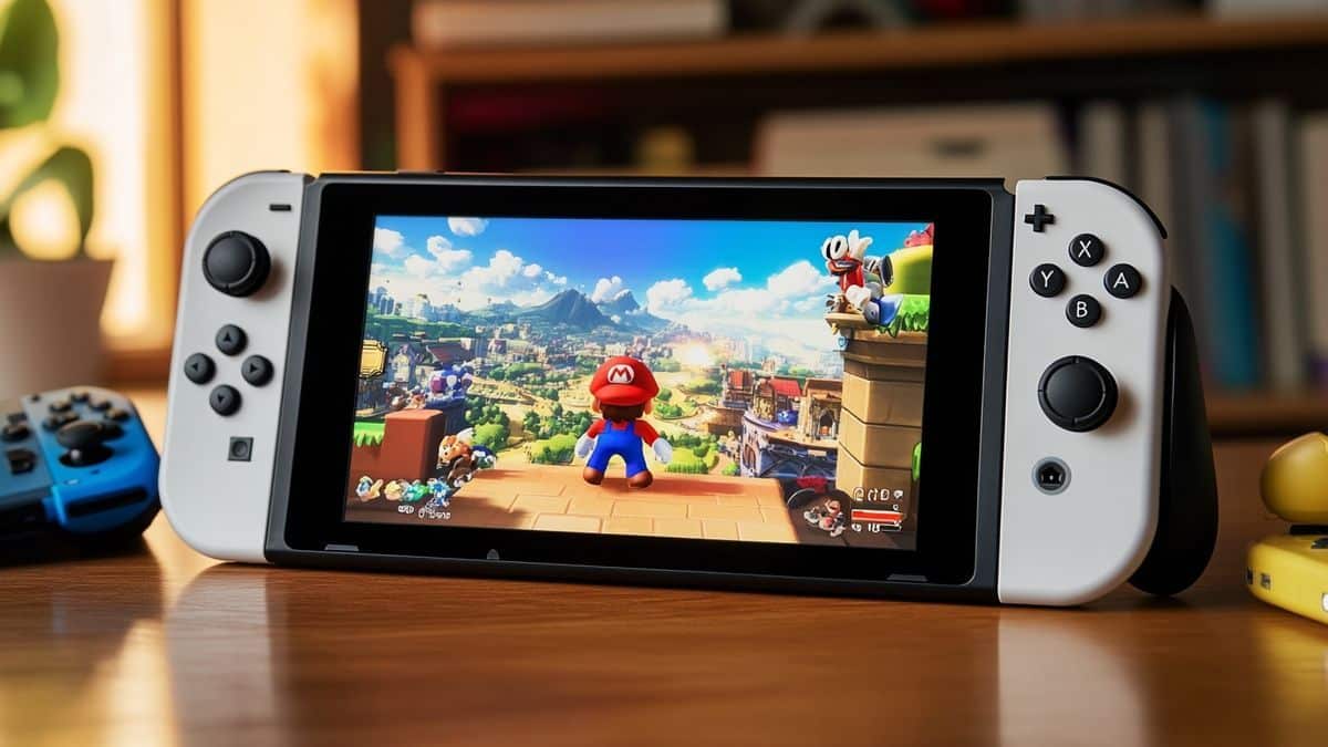 Offre exceptionnelle : Nintendo Switch OLED avec Super Mario Bros Wonder et 12 mois d'abonnement NSO à prix réduit !