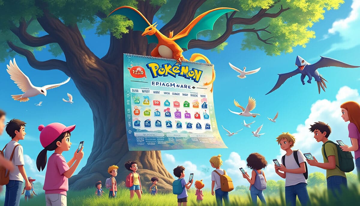 découvrez le calendrier complet de l'événement légendaire en vol dans pokémon go. ne manquez pas l'occasion de capturer des pokémon rares et de participer à des défis exclusifs pour enrichir votre expérience de jeu !